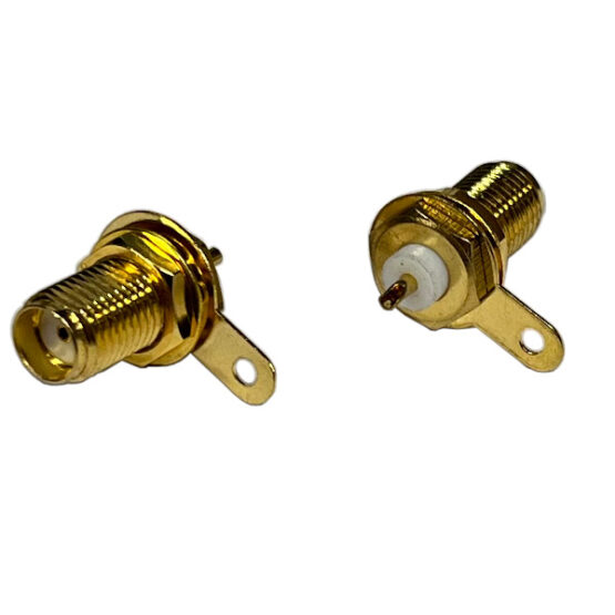 SMA connector chassisdeel rond